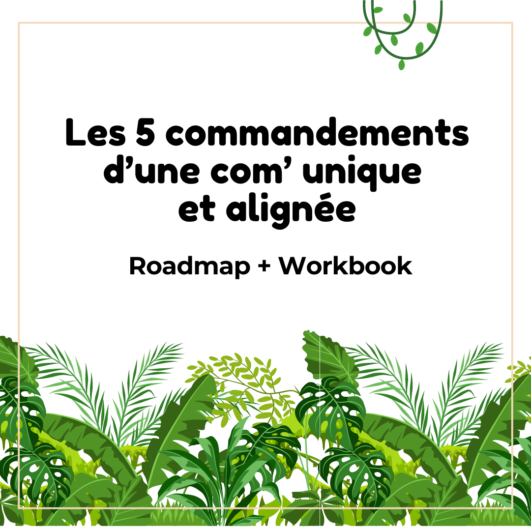 Guide et workbook sur le thème les cinq commandements pour une communication unique et alignée